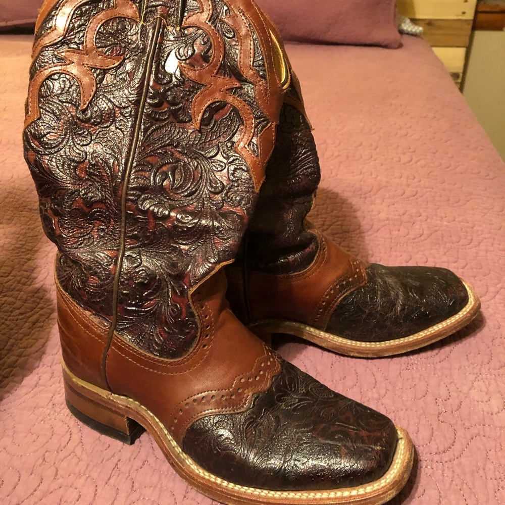 Boulet Tooled boots